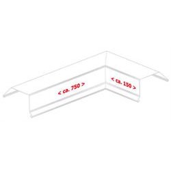 Indv.hj. f. alu-sternk. 45 mm ryg, 45 gr. b.k., l = 0,9 m
