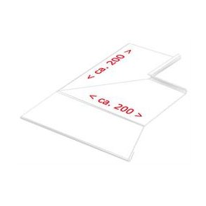 Udv.hj. f. zink-rul.skiftekant 30 mm 45gr.,l = 0,4 m.